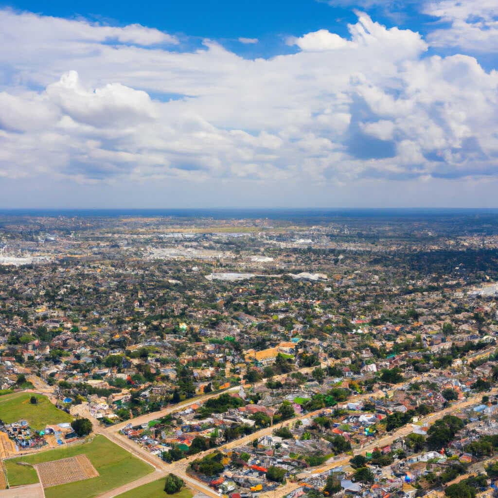 Crew members finishing a commercial concrete pour in Glenn Heights, TX.