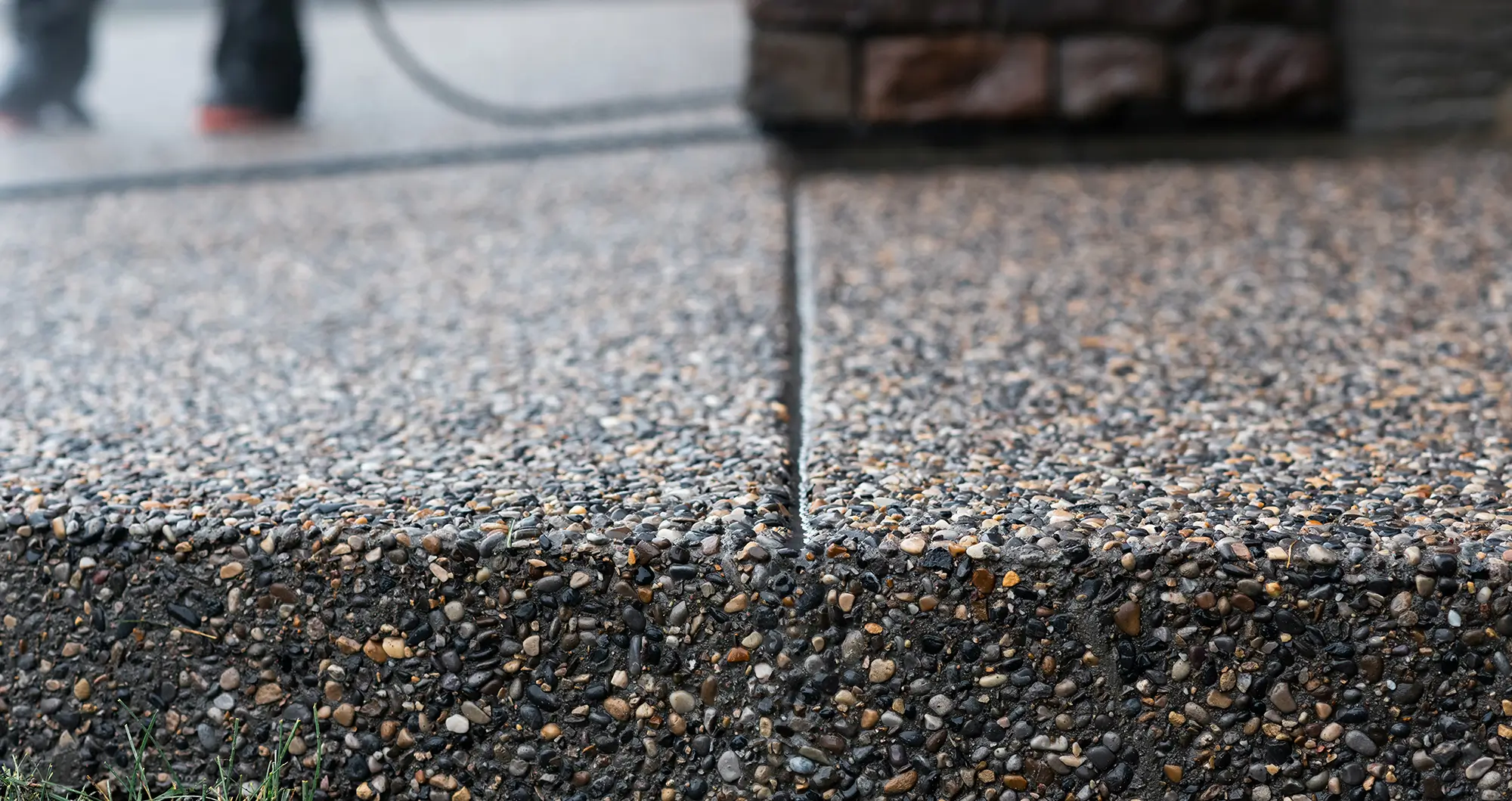Professional exposed aggregate services by experienced concrete crews in Euless, TX.